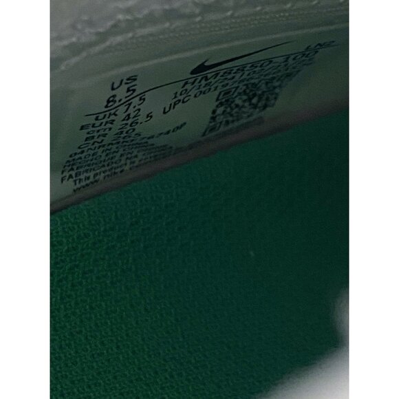 Men’s Sz 8.5 Nike Vapor Pro 1 Football Cleats HM8850-100 White Green - Picture 11 of 12